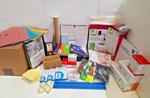 Large mixed stationery - large, bundle
