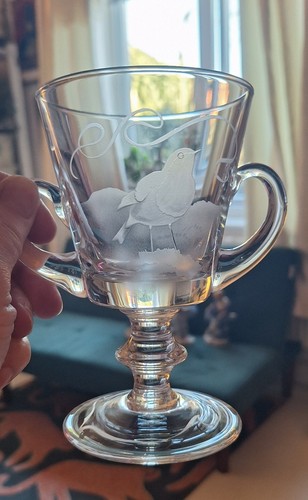 Vintage loving cup crystal - vintage,