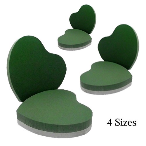 Funeral foam love heart wet - foam,