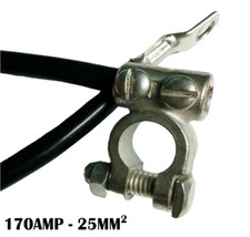 12" 170Amp Heavy Duty Car Battery Lead Power Strap Earth Bond Leisure Cable Lead
