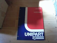 Unipart water pump Application  Catalogue 1981