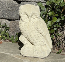 XLARGE VINTAGE PERCHED OWL