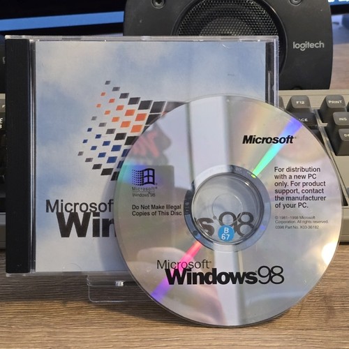 Microsoft windows rom - 98, cd-rom