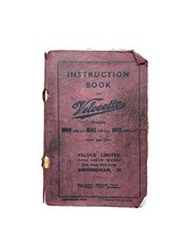 Instruction Book for Velocette models MOV 250cc, MAC 350cc & MSS 500cc 1948