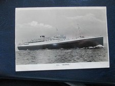 Shipping Postcard - MV GEORGIC (RP written not posted)