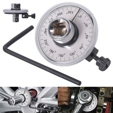 Torque Angle Gauge Wrench 1/2" Drive Square 360 Degree Rotation Scale Meter Tool