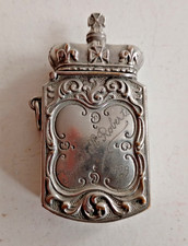 Antique Engraved Silver Plated