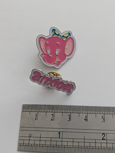 Haven anxious enamel pin - haven,