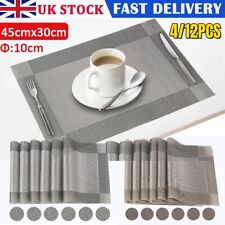 4/8/12pcs Placemats & Coasters