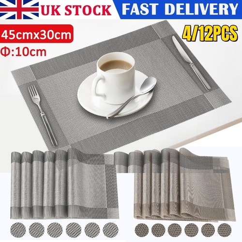 12pcs placemats coasters - placemats, &