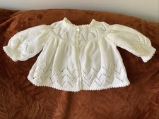 Hand Knitted Baby Matinee Coat
