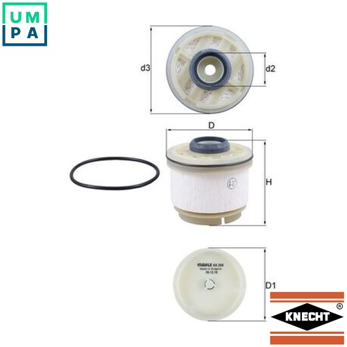 Fuel filter 268d for - fuel,