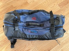 Vintage GNU Snowboards 2001-2002 Luggage Division Duffle Bag Backpack RARE