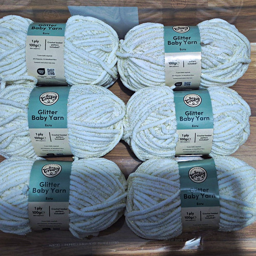 Crafty glitter baby yarn - crafty,