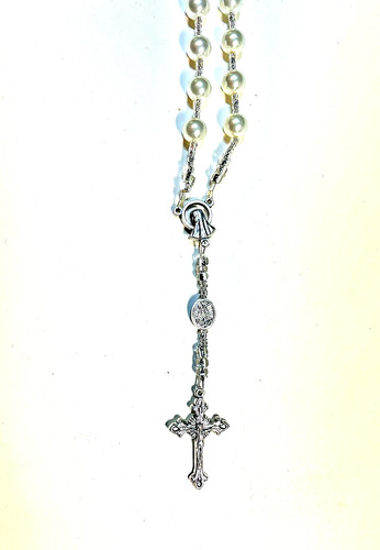 Handcrafted rosary for car - rosary,