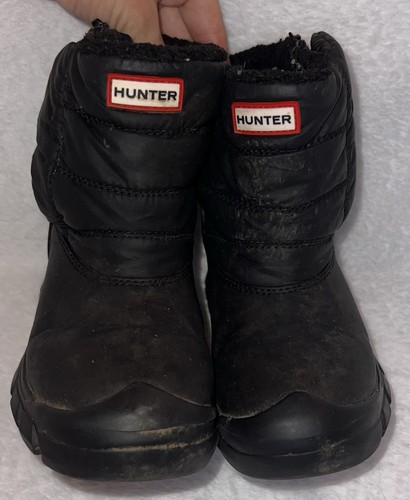 Kids hunter snow winter boots