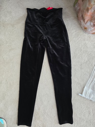 Spanx velvet leggings black - spanx, sz