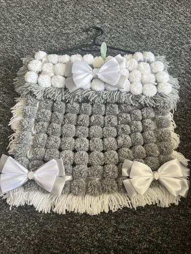 Handmade baby pom - pom, pram