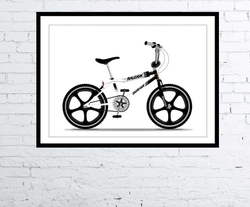 Raleigh burner team pop - team, b&w