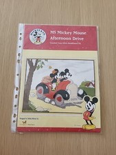 Designer Stitches Mickey Mouse Afternoon Drive Cross Stitch