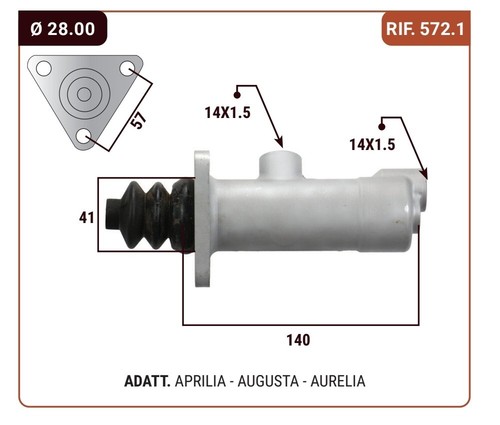 Brake pump lancia aprilia - lancia,