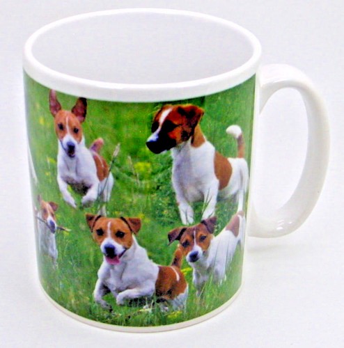 Dog collage white porcelain - dog,