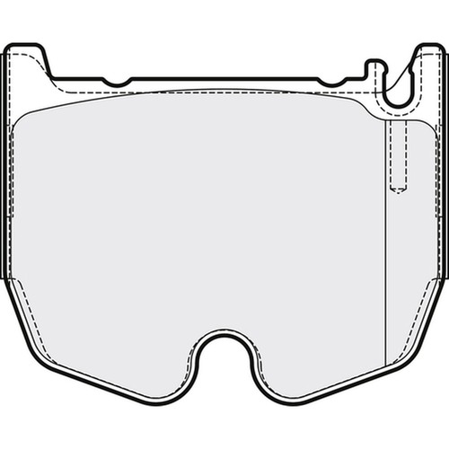 Brake pads set for mercedes - pads,