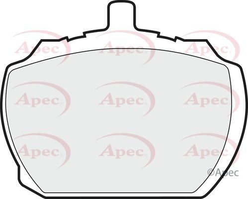 Apec front brake - pad, for