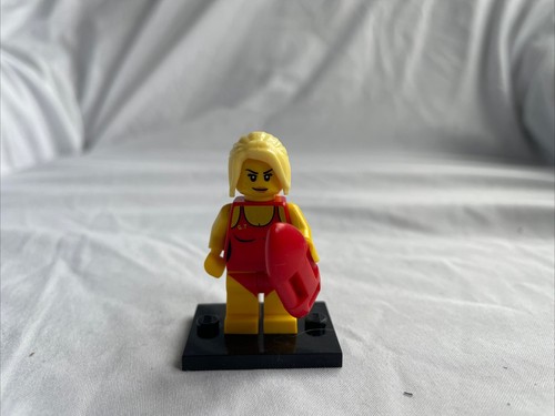 Lego lifeguard girl minifigure - lifeguard,