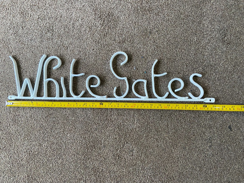 Vintage white gates - white, hand