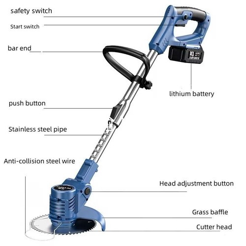 Lawn mower 21v lithium - mower,,