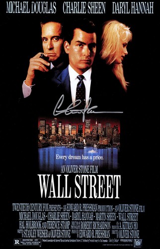 Charlie sheen signed wall - charlie,