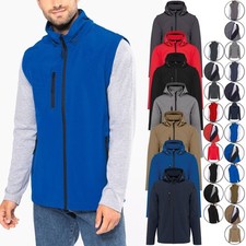 Mens Hooded Soft Shell Fleece