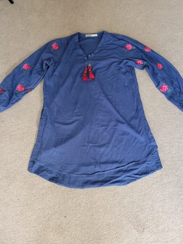 Khaadi khadder top blue size - khaadi,