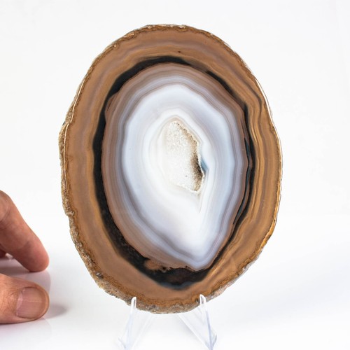 139g 123mm natural - agate, slice