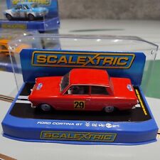 Scalextric C3023 Ford Cortina GT 1964 Coupe Des Alpes Red #29 Exc/B