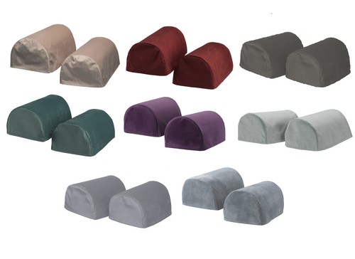 Pair round arm caps - pair,