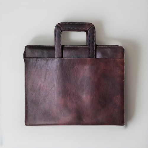 Bosca leather briefcase - leather,