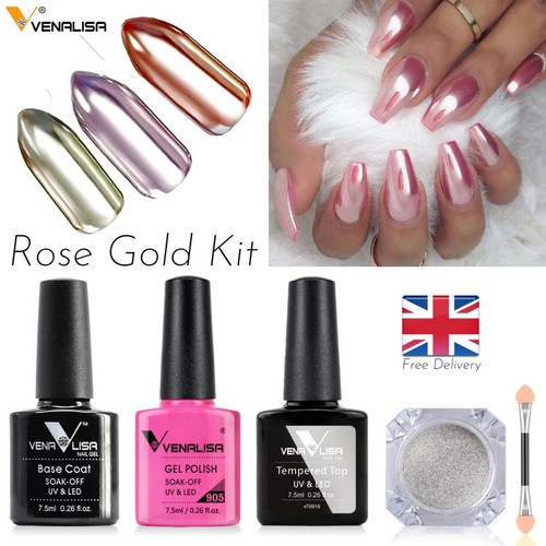 Venalisa rose gold - gold, chrome