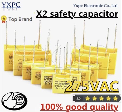 Safety capacitor 275v ac - tc, x2