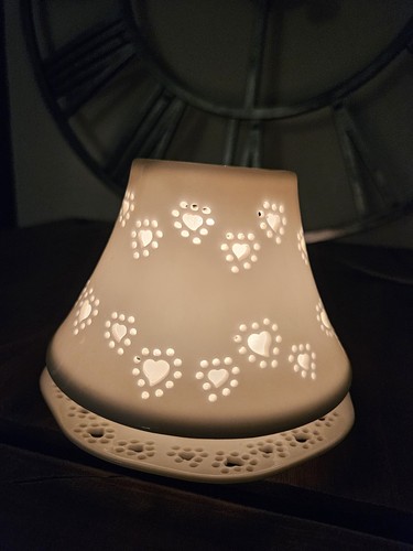 Yankee candle white - white, ceramic