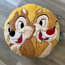 Disneyland Resort Paris Disney Chip and Dale Cushion Pillow Plush Soft Toy Gift 