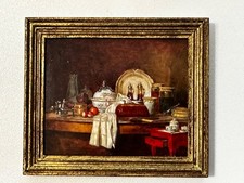 Dolls house miniature 1:12 ARTISAN original oil painting by LESLIE SMITH