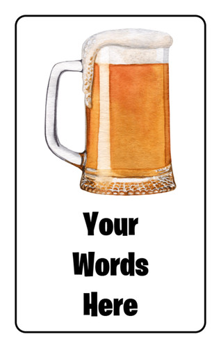 Personalised homemade beer - homemade,