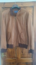 Men leather jacket - men's,