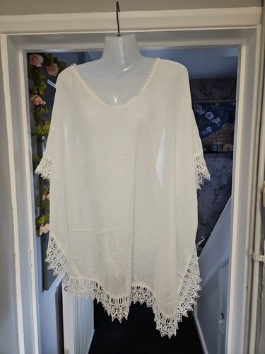Ladie sheer lace trimmed - lace,
