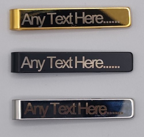 Personalised tie clip - tie,