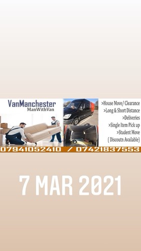 Man with van manchester - man,