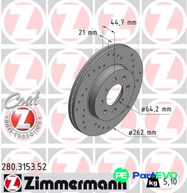 Zimmermann front brake - 2, x