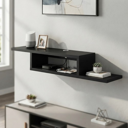 Modern floating unit - tv,